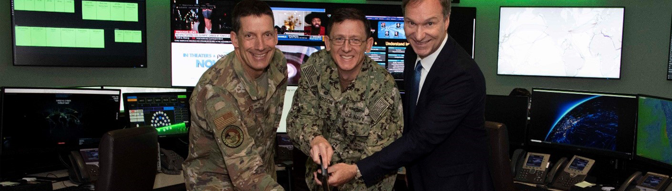 Ribbon cutting watch floor