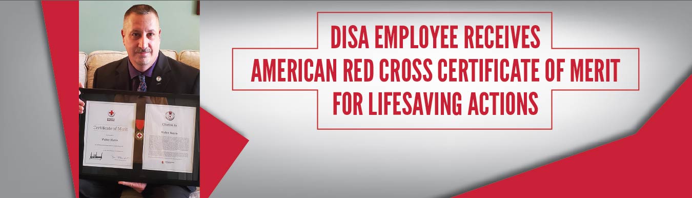 DISA employee receives American Red Cross Certificate of Merit for lifesaving actions