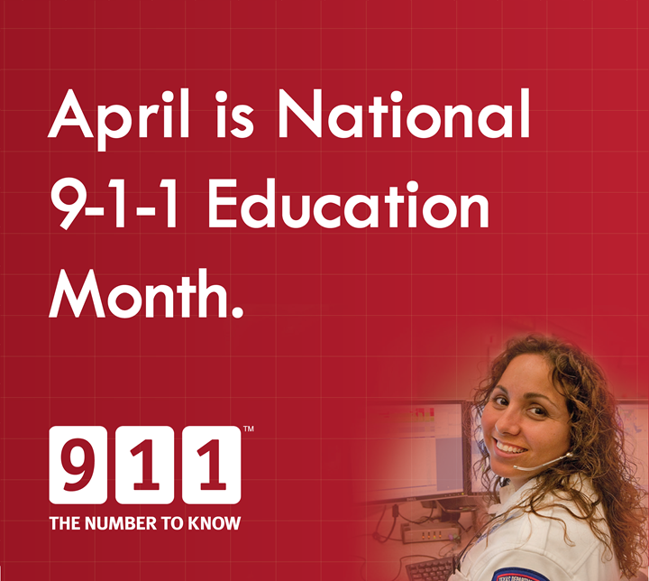 National 9-1-1 Education Month banner