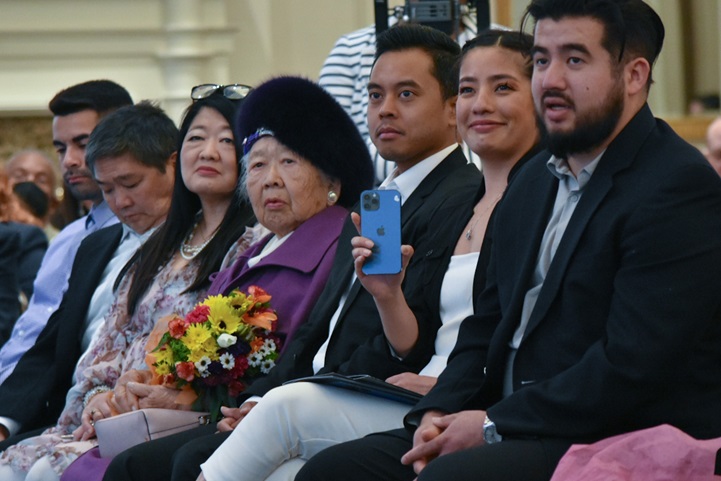 Major Gen. Garrett Yee’s family members